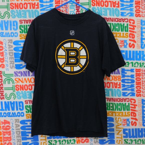 Reebok NHL Boston Bruins Jarome Iginla Player Jersey T Shirt Size M Flawed - Picture 1 of 5